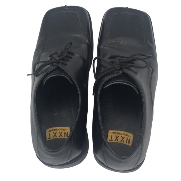 NXXT👞Nunn Bush Black Squared Toed Oxford Shoes Size 9 - Picture 5 of 5
